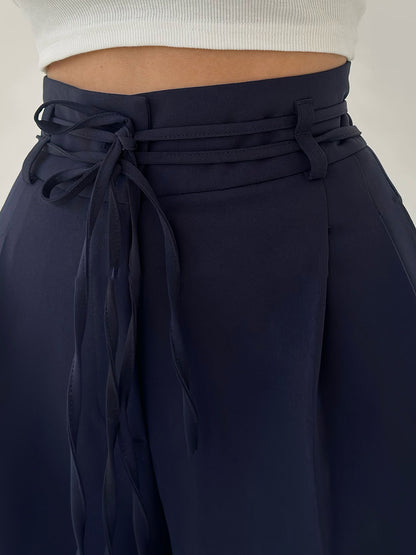 Stephanie - Pantalon taille haute