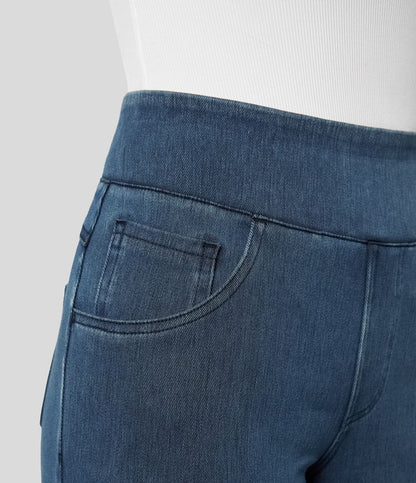 Serafina - Elastic High Waist Pants