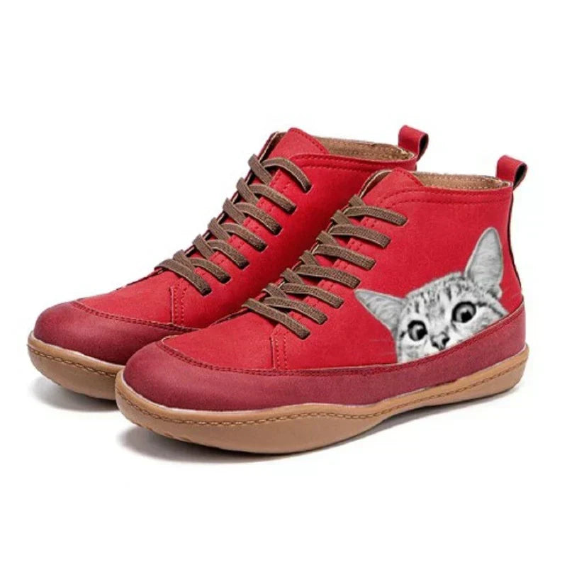 Clémentine | Bottines en cuir pour les amoureuses des chats