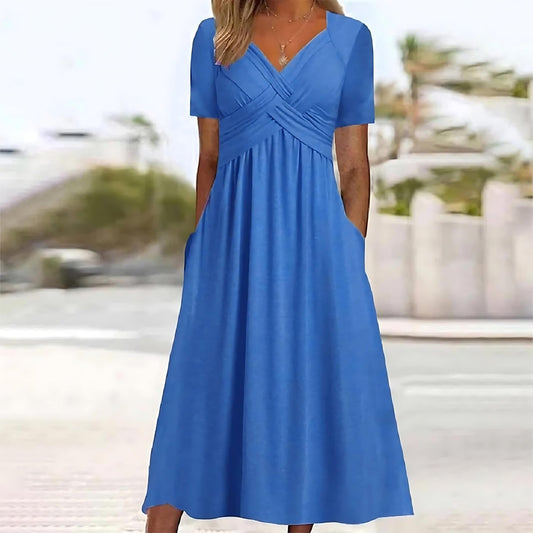 Carissa - Robe midi élégante