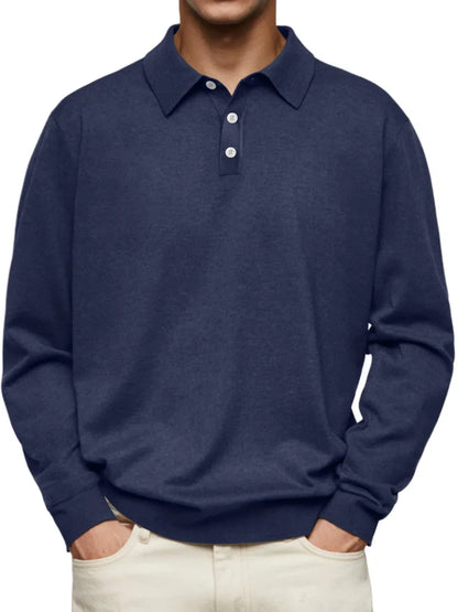 Dorian | Polo casual à manches longues