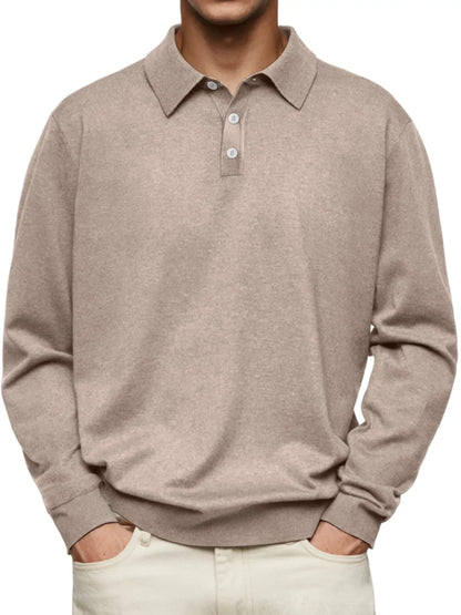 Dorian | Polo casual à manches longues