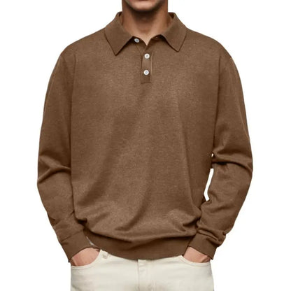 Dorian | Polo casual à manches longues