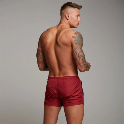 Short de bain avec poches zippées