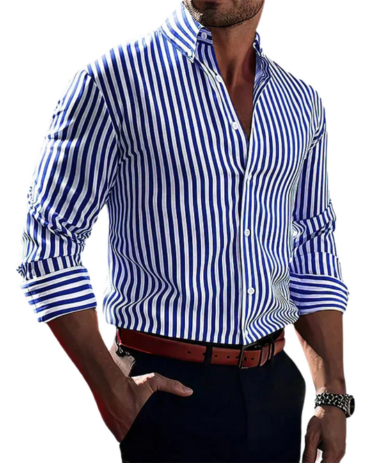 Damien | Chemise Rayée Élégante