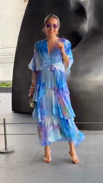 Elyse - Robe longue bohème élégante