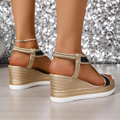 Sophie | Sandales orthopédiques compensées élégantes