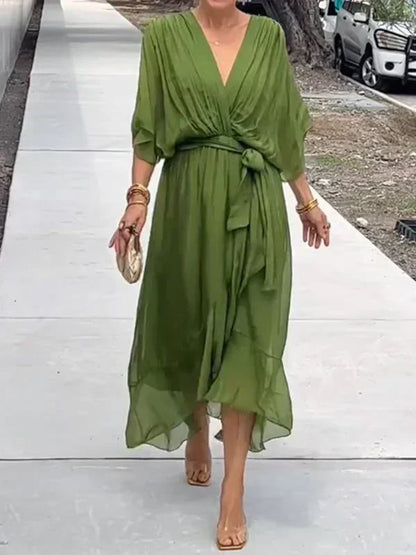 Daria | robe légère à col en v