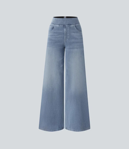 Serafina - Elastic High Waist Pants