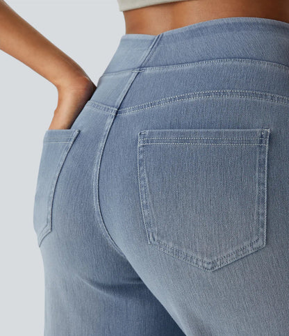 Serafina - Elastic High Waist Pants