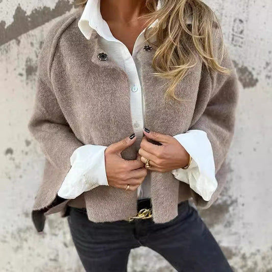 Elise | Veste courte à manches évasées chic