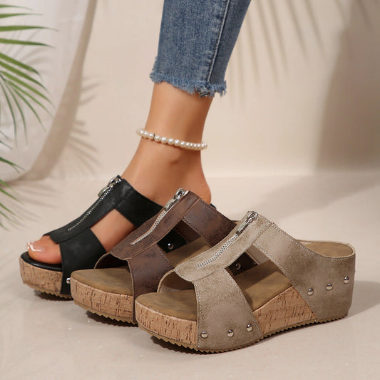 Zoya - Sandales compensées élégantes