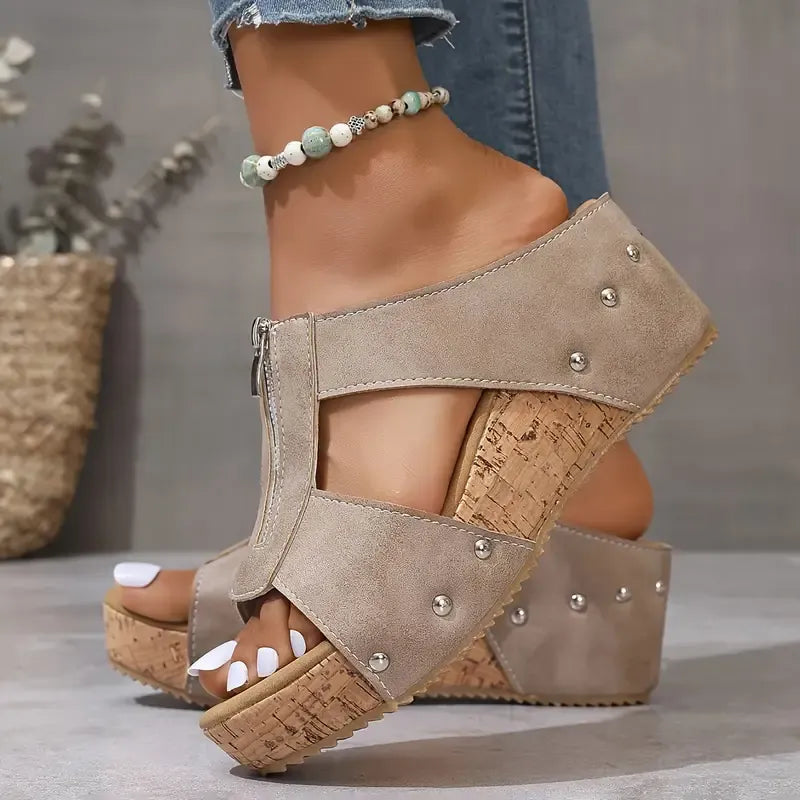 Zoya - Sandales compensées élégantes